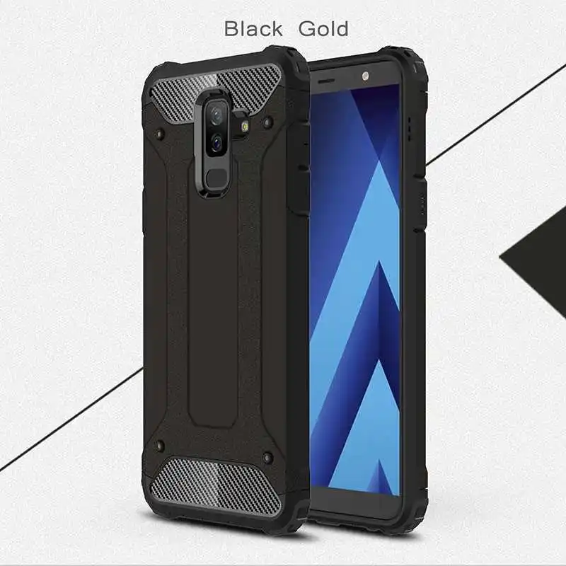 Mokoemi Armor ударопрочный чехол для samsung Galaxy J8 J6 J4 Plus J2 Pro чехол для samsung Galaxy J7 J3 J2 Core чехол для телефона - Цвет: Black
