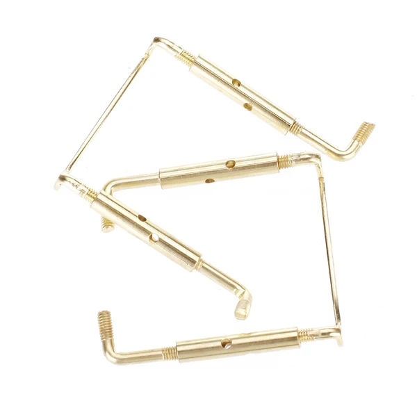 

2 Solid Metal Golden Metal 4/4 Violin Chinrest Chin Rest Screw High quality Part