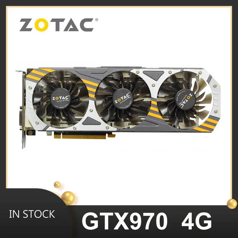 

Zotac GTX 970 4gb gddr5 nvidia geforce graphics card desktop games on the 1050ti 1060 rx580 gpu 1660 950 960