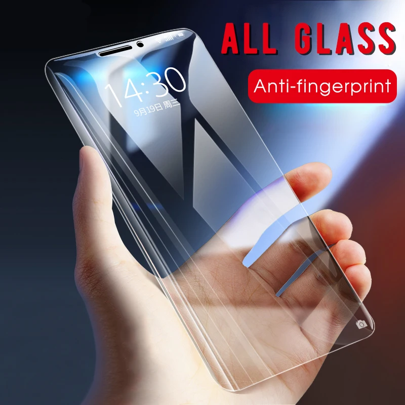 Закаленное стекло для Meizu M3 M5 M6 Note 16 16X 15 Plus X8 9 V8 16S 6T M5C M5S U20 U10 Pro7 6 M3S с белой