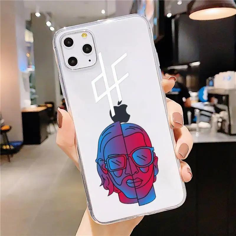

PNL QLF Rapper Phone Case Transparent soft For iphone 5 5s 5c se 6 6s 7 8 11 12 plus mini x xs xr pro max