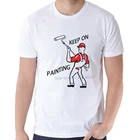 Футболка мужская летняя оверсайз с рисунком художника