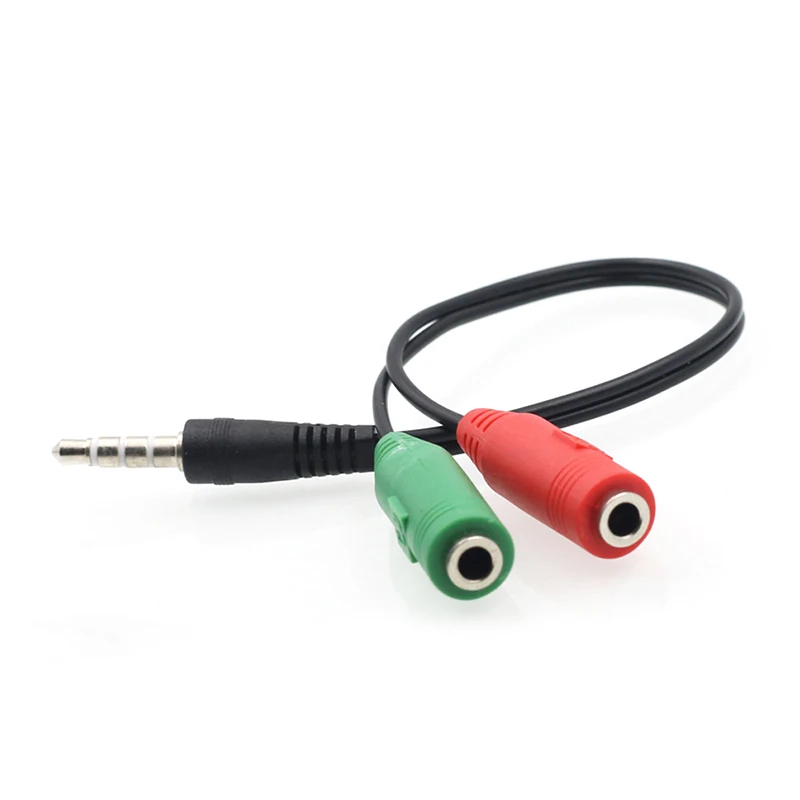 

2020 Y Splitter Cable 3.5 Mm 1 Male To 2 Dual Female Audio Cable For Earphone Headset Headphone MP3 MP4 Stereo Plug Adapter Jack