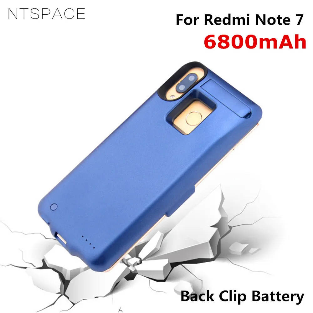 NTSPACE портативный внешний аккумулятор чехол для зарядки Xiaomi Redmi Note 7 Чехол