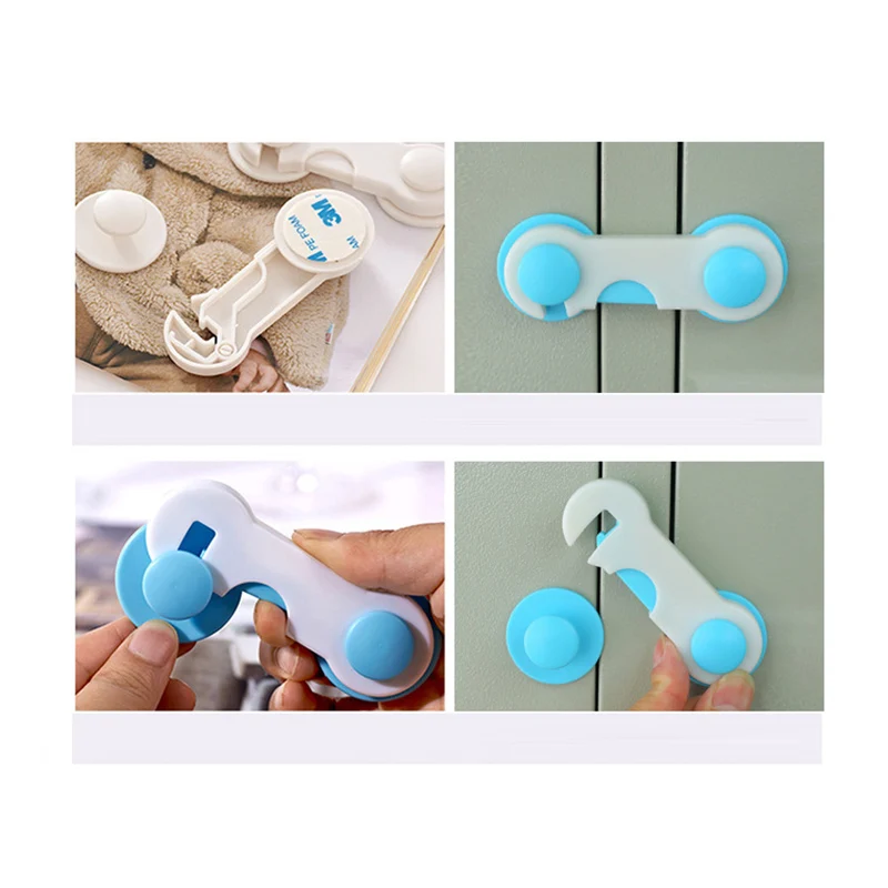 Пластик платяного шкафа замок ребенка Безопасность защиты детей безопасный для