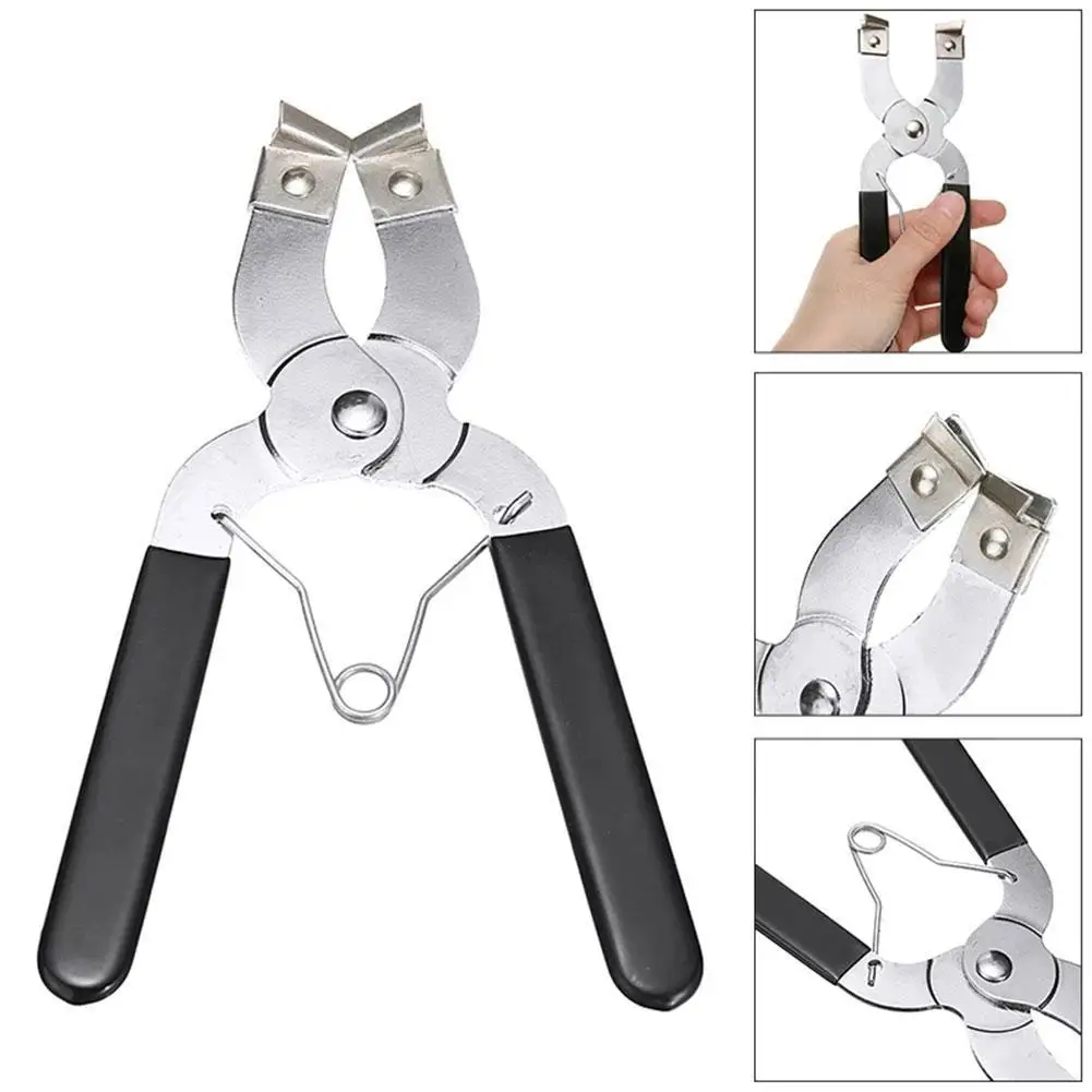 

1 Set Steel Piston Ring Compressor Installer Ratchet Tool Engine Remover Pliers Expander Pull Accessories Portable Simple T I1K8