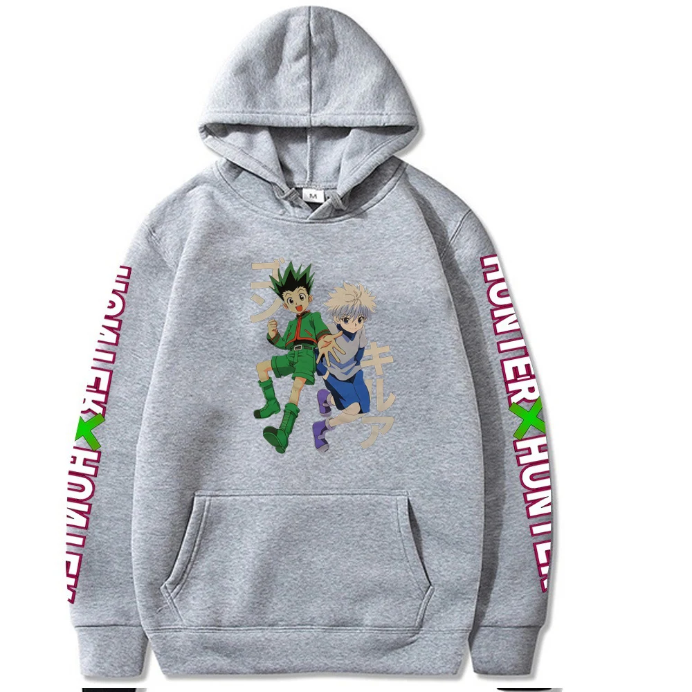 

Hunter X Hunter Men's Hoodie Hisoka Sweatshirts Kurapika GON FREECSS Hoodies Pullover Fashion Oversize Hoodie Male