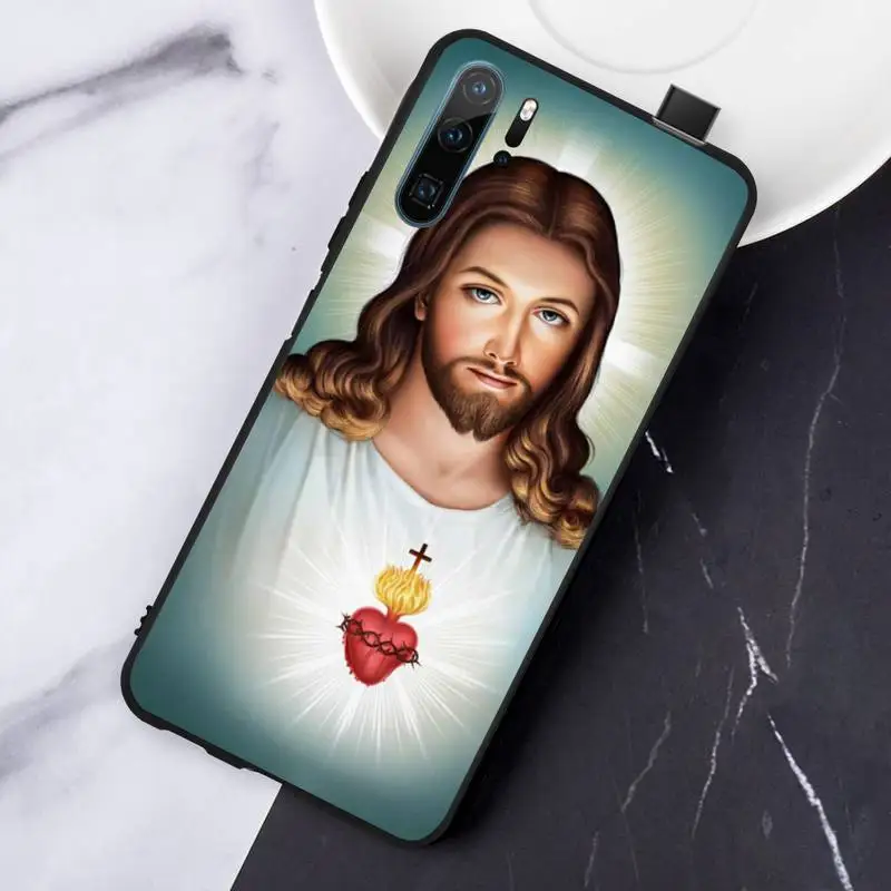 

Divine Mercy Jesus Cross Custom Phone Case For Huawei honor Mate P 10 20 30 40 Pro 10i 9 10 20 8 x Lite
