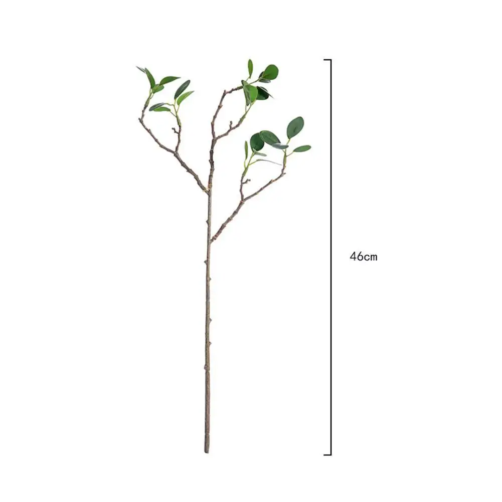 

1Pc Eucalyptus Leaf Simulation Plant Potted Decoration Decoration Plants Green Home Accessories 46cm About U6W4