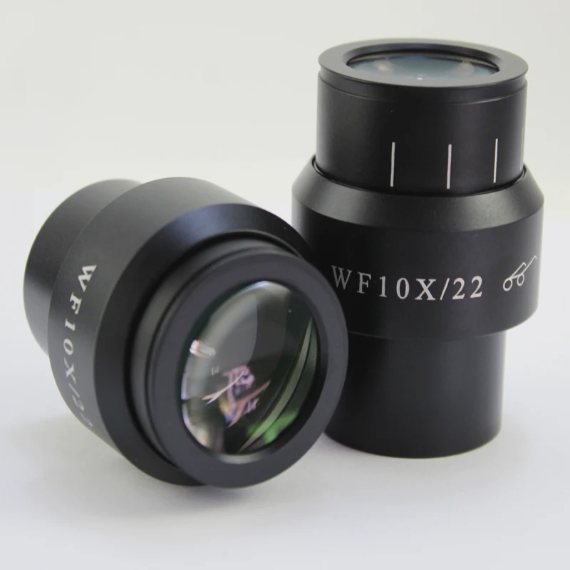 

WF10X 22/23mm Green Printed Adjustable Telescope High Eyepoint Stereoscopic Stereo Microscope Eyepiece Lens 30mm Rubber Eyeshade