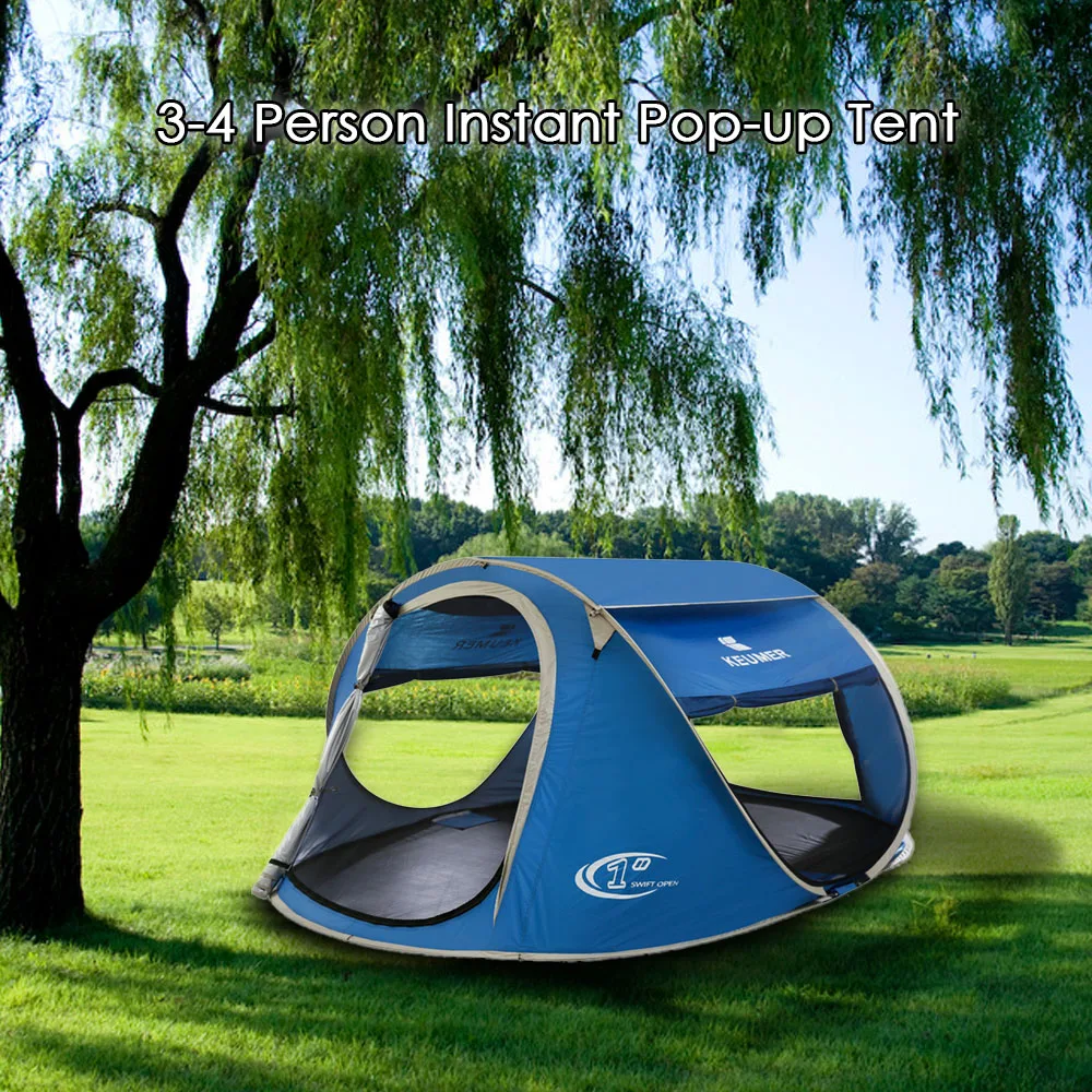 KEUMER Beach Tent Pop Up Open Large Automatic Instant Setup Easy Foldable Shelter 240* 180* 100cm with anti-UV Coating Camping
