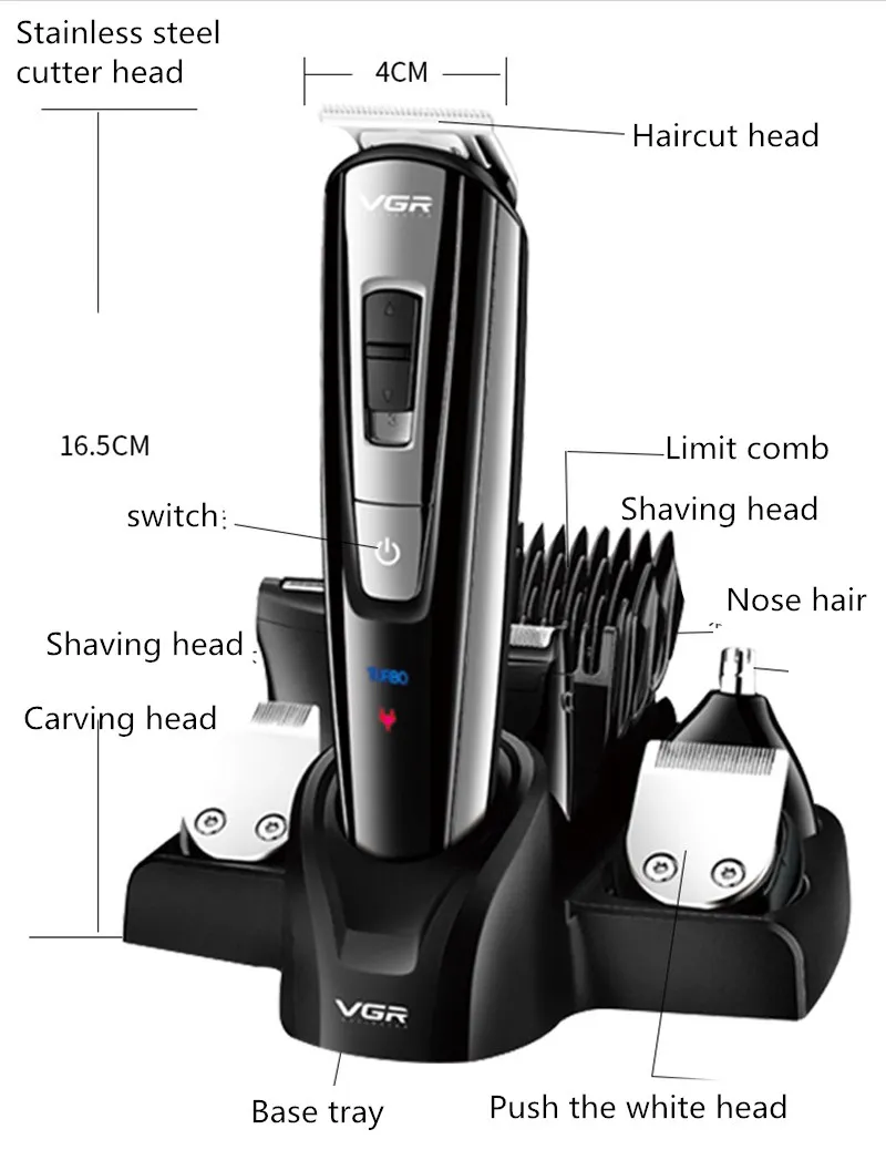 Профессиональная машинка для стрижки волос парикмахеров электрическая машина