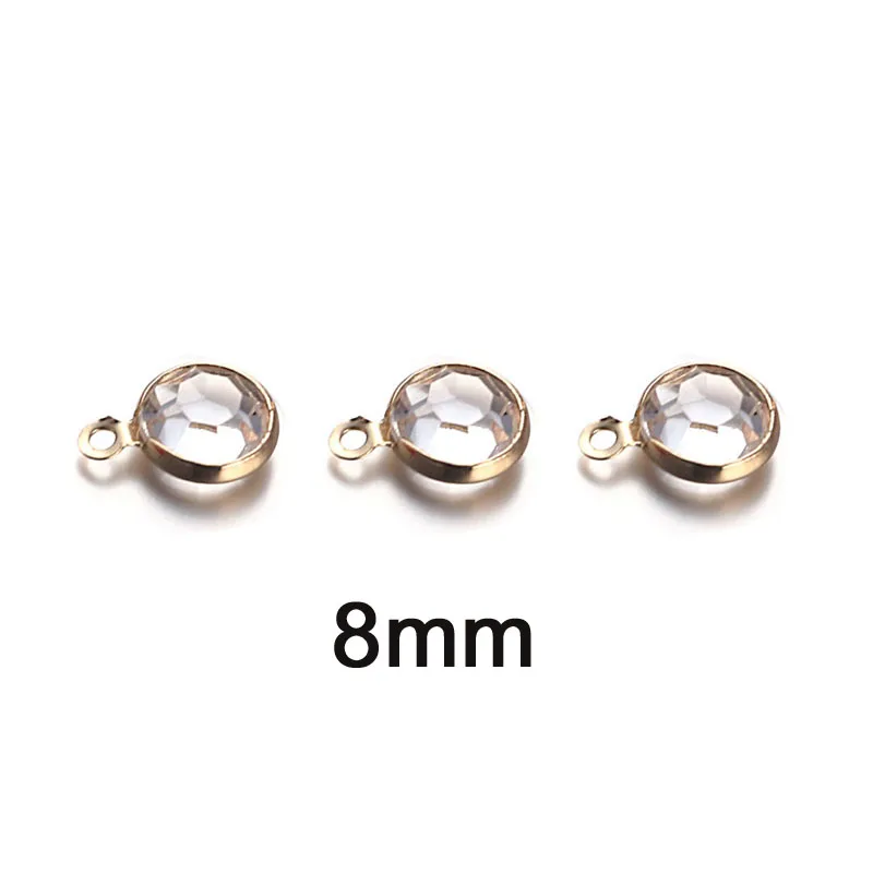 10PCS/lot Alloy Shiny Crystal Charms For Necklace Bracelets Pendant DIY Jewelry Making Wholesale | Украшения и аксессуары