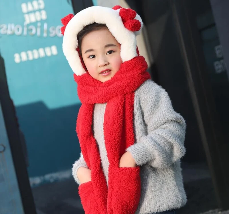 Корейский стиль теплая зимняя женская одежда для девочек шляпа девушек шапка