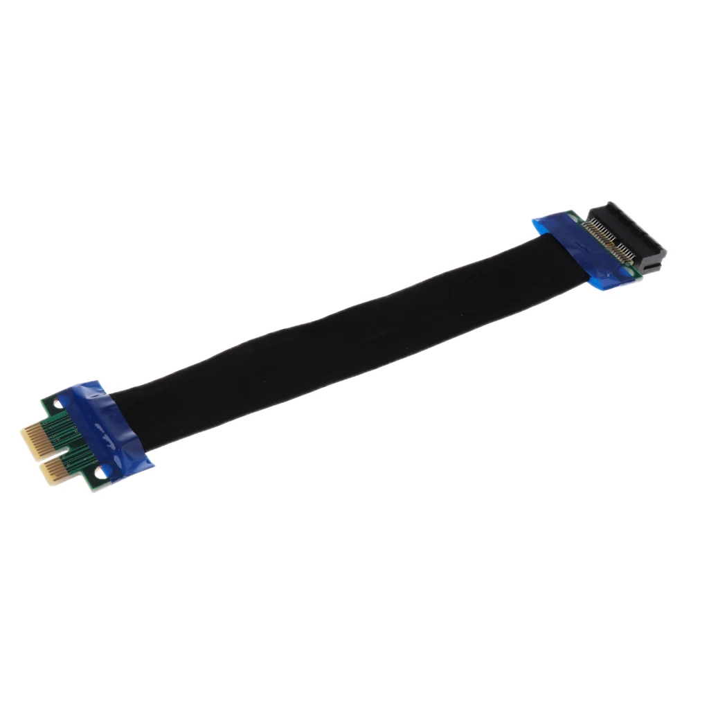 1 шт. Кабель-адаптер PCI-E Express 1X Riser Card гибкий шнур ленточный кабель | Компьютеры и