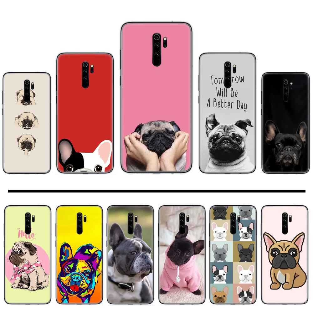 Чехол для телефона с изображением французского бульдога кролика кота Xiaomi Mi A1 A2 5 6
