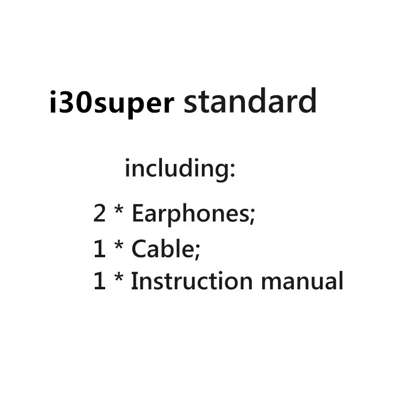 i30super I30super TWS не w1 чип Беспроводной Bluetooth гарнитуры i30 TWS pk i10 i12 i200 i9000 TWS для iPhone Android i30 TWS - Цвет: i30super