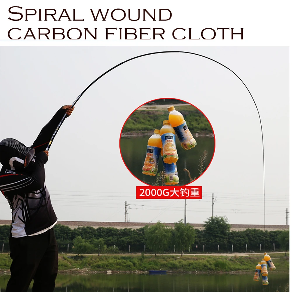 Телескопическая удочка GHOTDA 3 6 7 2 м высокоуглеродистая портативная супержесткая