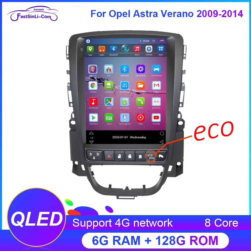 

Автомагнитола для Buick Excelle, Opel ASTRA J 2009-2014, Android, GPS-навигатор, вертикальный экран