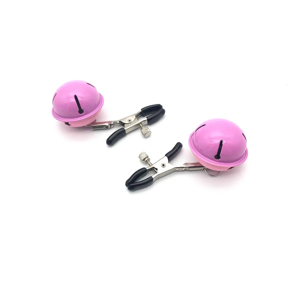 Зажим для сосков с колокольчиком секс игрушки зажим именной биркой