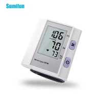 digital wrist blood pressure monitor medical electronic sphygmomanometers tonometer heart rate pulse meter health care