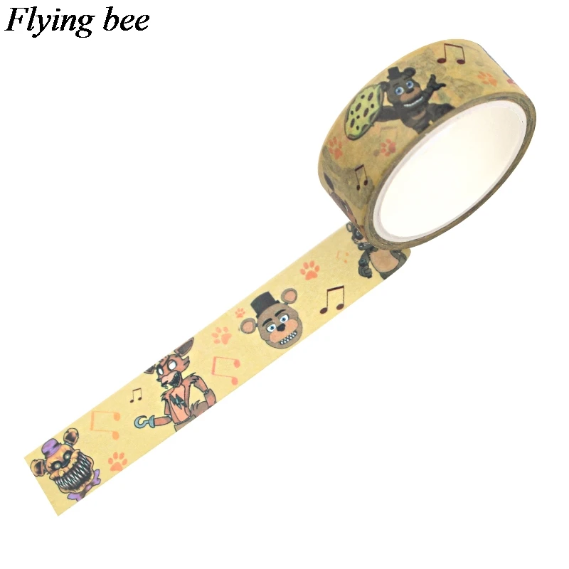 Flyingbee 15 мм x 5 м кукла из фильма ужасов washi лента бумага DIY декоративная клейкая