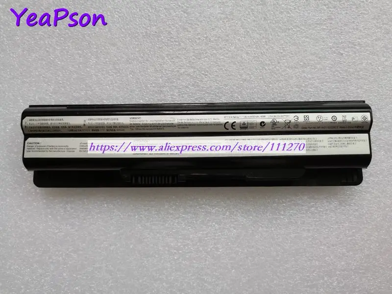 Yeapson 11 1 В 4400 мА · ч оригинальная фотобатарея для ноутбука MSI CR650 CX650 FR400 FR600 FR700