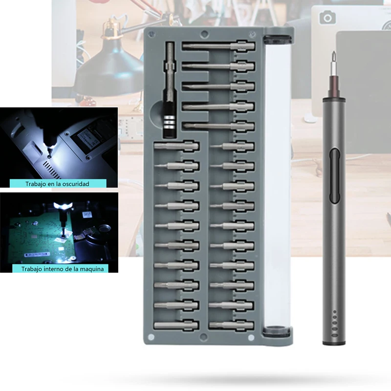 

59in1 Precision Electric Screwdriver USB Charging Mini Screw Driver for Phone Laptop Repair Tools Hex Torx Electric Screwdrivers