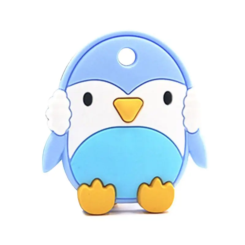

Cute Cartoon Penguin Teether Silicone Molar Stick Baby Infant Teething Soother K1KC