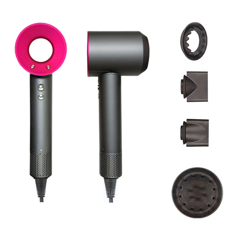 

Professional Hair Dryer Portable Blow Dryer Salon Powerful Negative Ionic Blow Hair Dryers Leafless Strong Wind Hairdryer