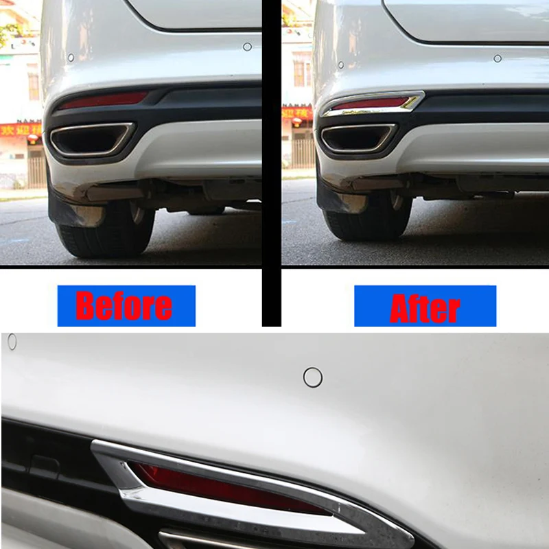 Хромированные задние противотуманные светильник из АБС-пластика крышка