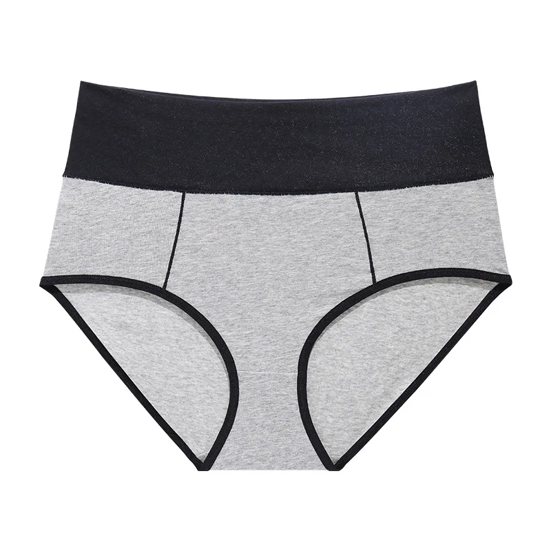 

Cotton Women's Underwear High Waist Panties Sexy Lingerie Comfort Soft Briefs Women Underpants Patchwork Plus Size Panty S-4XL