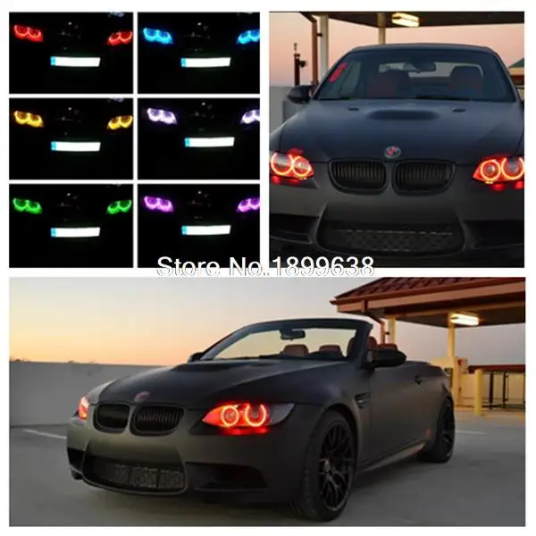 Для Dodge charger 16 видов цветов светодиодные фары rgb halo angel eyes комплект аксессуары для стайлинга автомобилей 2011 2012 2013