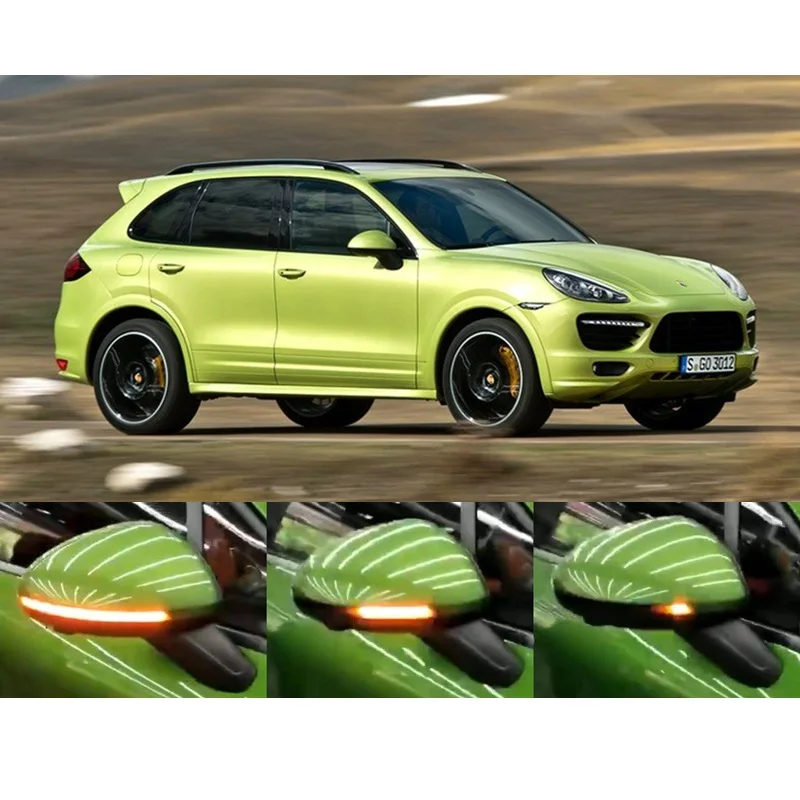 Для Porsche Cayenne 958 E2 92A 2011 2017 Динамический светодиодный мигалка последовательный