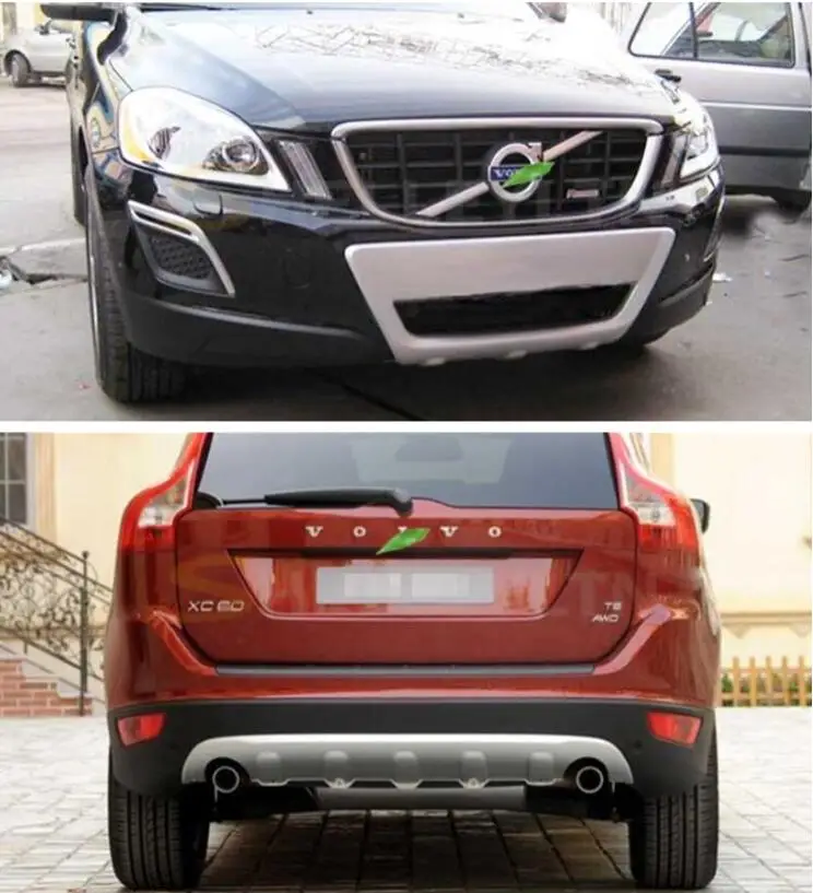 Передний бампер и задний диффузор из АБС пластика защита от скольжения для Volvo XC60
