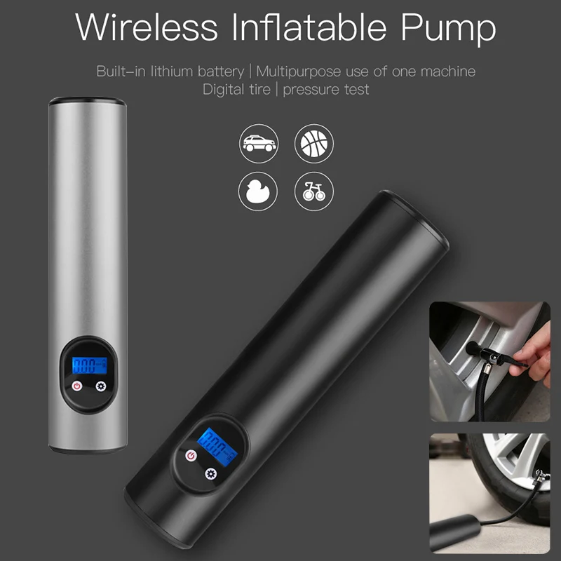 Air Compressor Portable Mini Inflator Smart Wireless Tyre Pump for Bicycle Motorcycle F-Best | Автомобили и мотоциклы