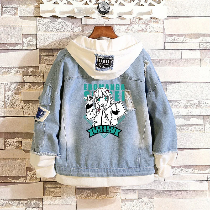 2021 Cosroad костюмы Danganronpa джинсовые худи Косплей Монокума джинсовая куртка в стиле