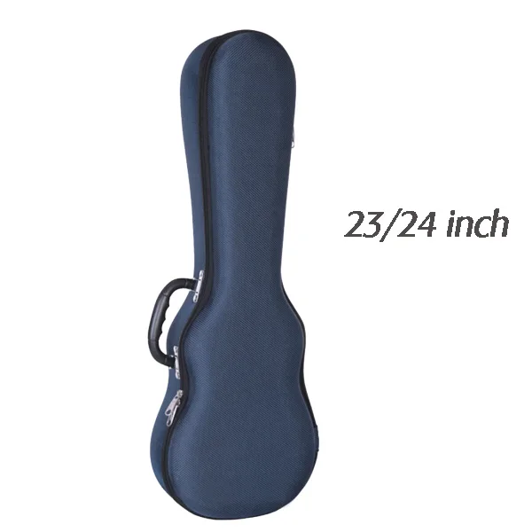 Футляр для укулеле жесткая коробка концертный тенор 21 23 26 дюймов Ukelele серый красный синий черный Мини гитара аксессуары красочные - Цвет: Blue 23 inch