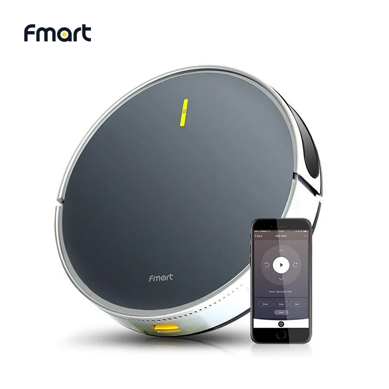 Fmart Робот-пылесос со шваброй APP Mapping 2000Pa Всасывание для ковра Волосы домашних
