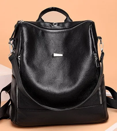 

2018 New Style Backpack Women's Fashion Dual Purpose Casual Travel Bag Multi-functional Backpack