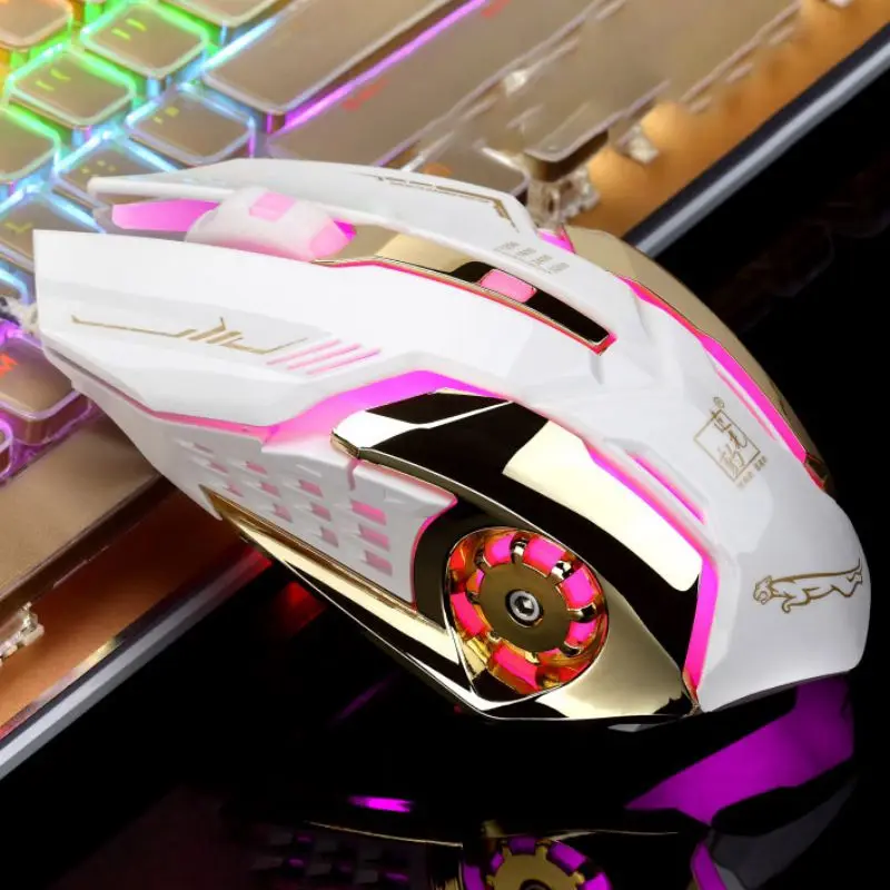 Аксессуары для компьютера персональный светодиодный проводная мышь ноутбука USB 1