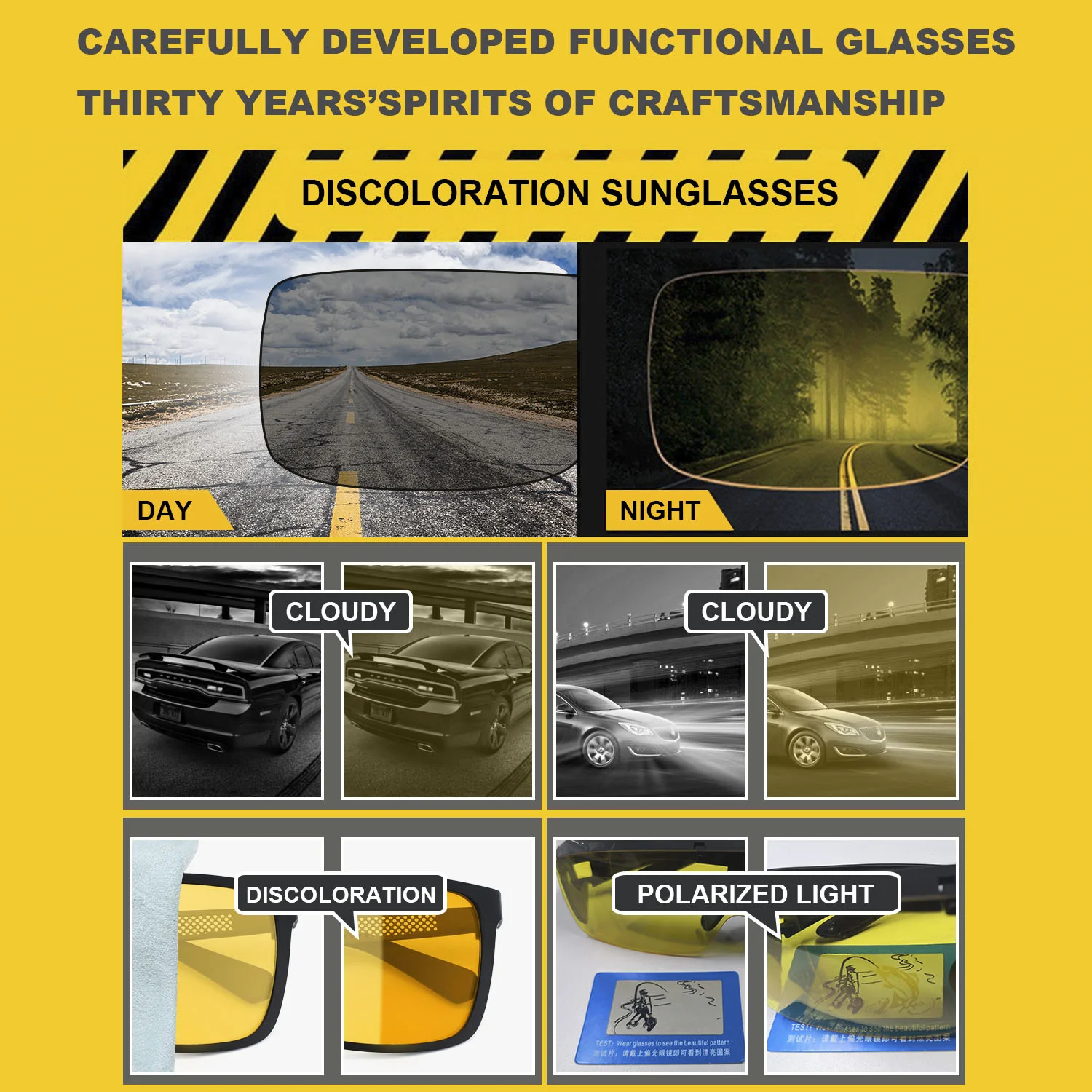 

Night Vision Sunglasses Men Polarized Auto Color Change Sun Glasses For Women Eyewear Gafas De Sol Hombre Lunette Soleil