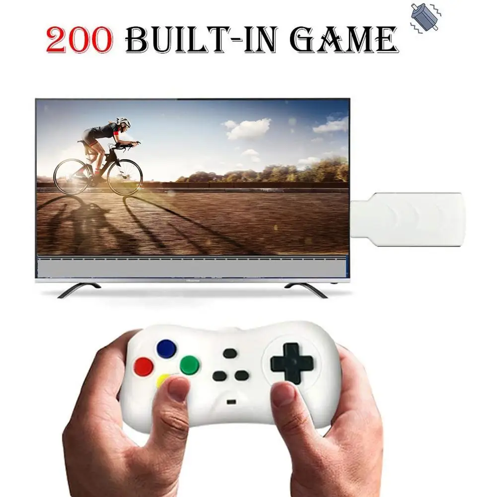 2020 Новый 2 4G ТВ контроллер геймпад Мини HD беспроводной портативный игровой