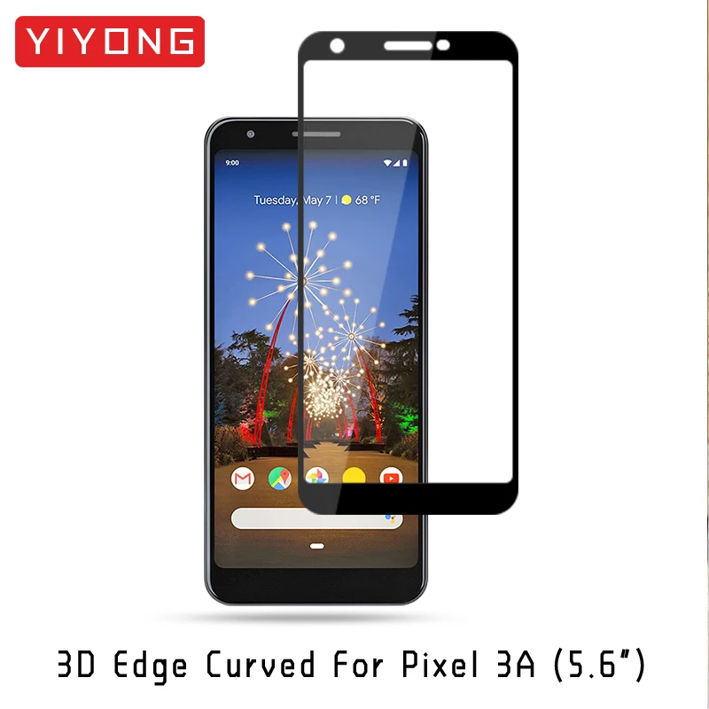 YIYONG 3D Edge изогнутое стекло для Google Pixel 3 XL закаленное стекло Защита экрана для Google Pixel 3A XL Pixel 2 XL Pixe3 стекло - Цвет: For Pixel 3A