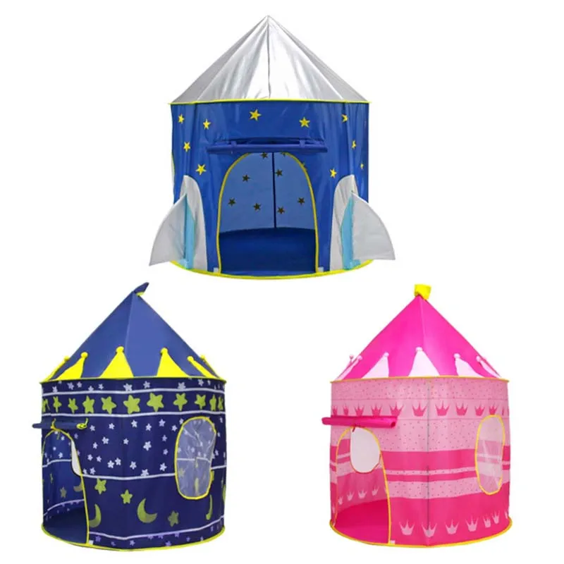 Портативная детская палатка складная для мальчиков и девочек замок игровой