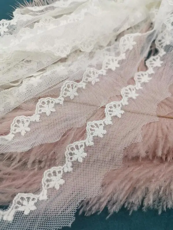 12 метров цветок свадебная вышивка сделай сам ручная работа пэчворк цвет слоновой