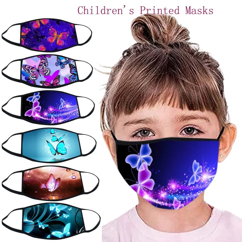 1 шт. детская 3d маска с принтом бабочек|Сувениры для вечеринок| |