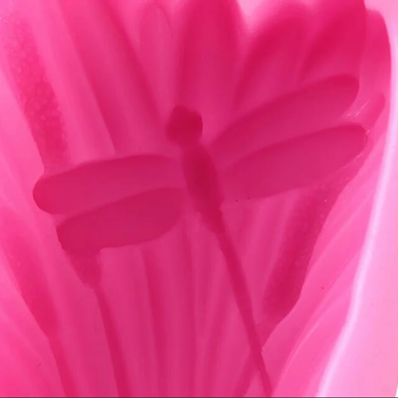 Крошечная форма стрекозы силиконовая для торта паста шоколадная выпечка