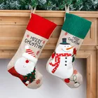 Рождественские чулки, большие сумки в виде Санты, рождественские носки, новогодние 2022 рождественские украшения для дома, рождественские украшения, Рождество 2021