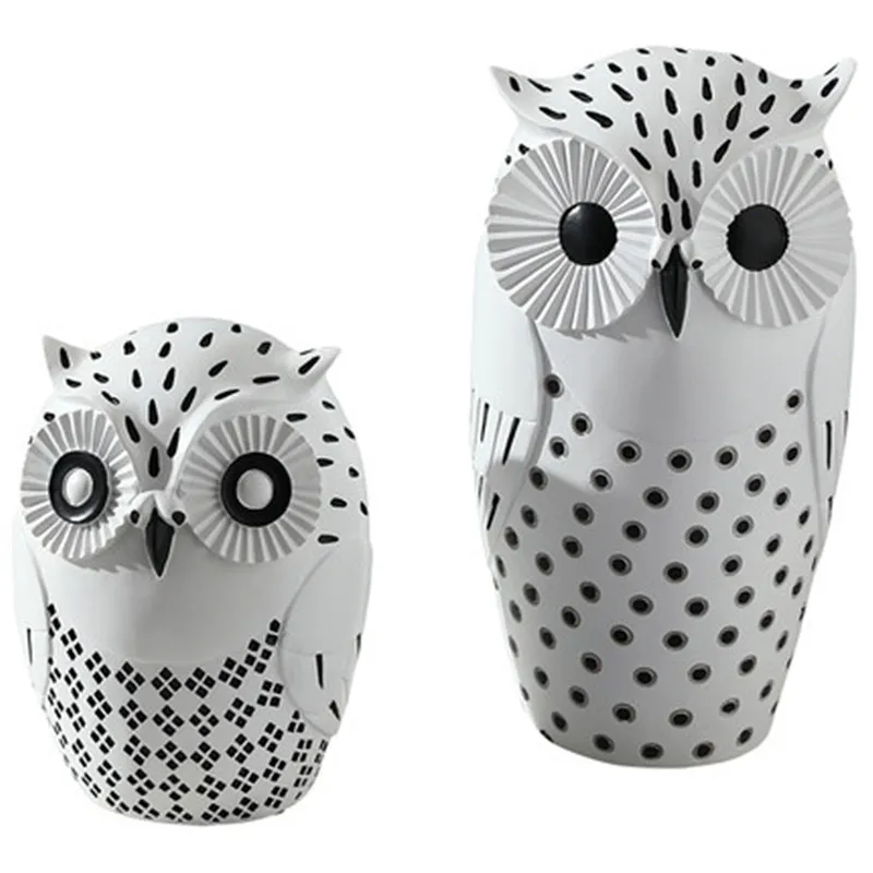 

Nordic Creative Owl Wisdom Goddess Love Bird Wine Cabinet Home Modern Living Room Office Study Room Decor Business Gift M3091